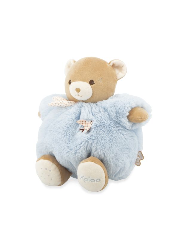 Doudou patapouf ours bleu