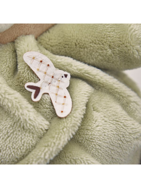 Doudou ours patapouf  vert d'eau Ø 17 cm 