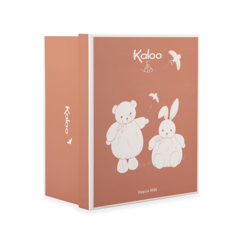 Doudou patapouf ours bleu Ø 17 cm -