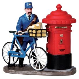 LEMAX 02753 - Figurine facteur à vélo
