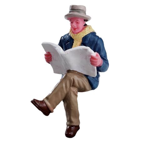 LEMAX 72506 – Figurine lecture du journal