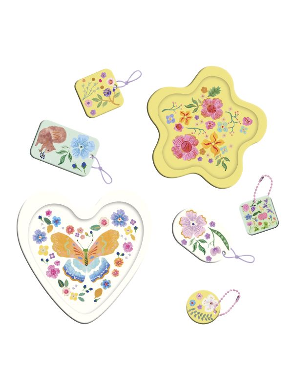 moulage jardin fleuri