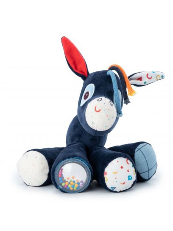 Peluche d'activité "IGNACE"âne sonore