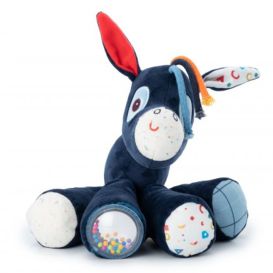 Peluche d'activité "IGNACE"âne sonore