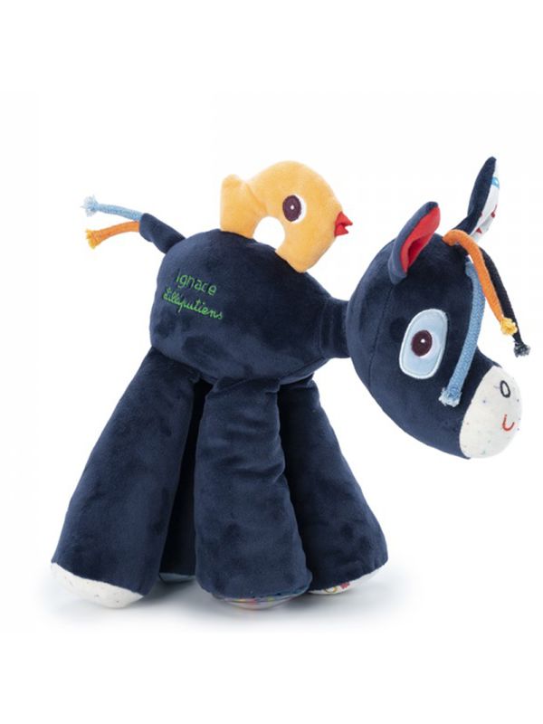 Peluche d'activité "IGNACE"âne sonore