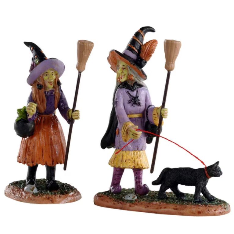 LEMAX 02907 - Figurine sorcière en soirée
