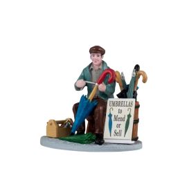 LEMAX 42323 - Figurine vendeur de parapluies