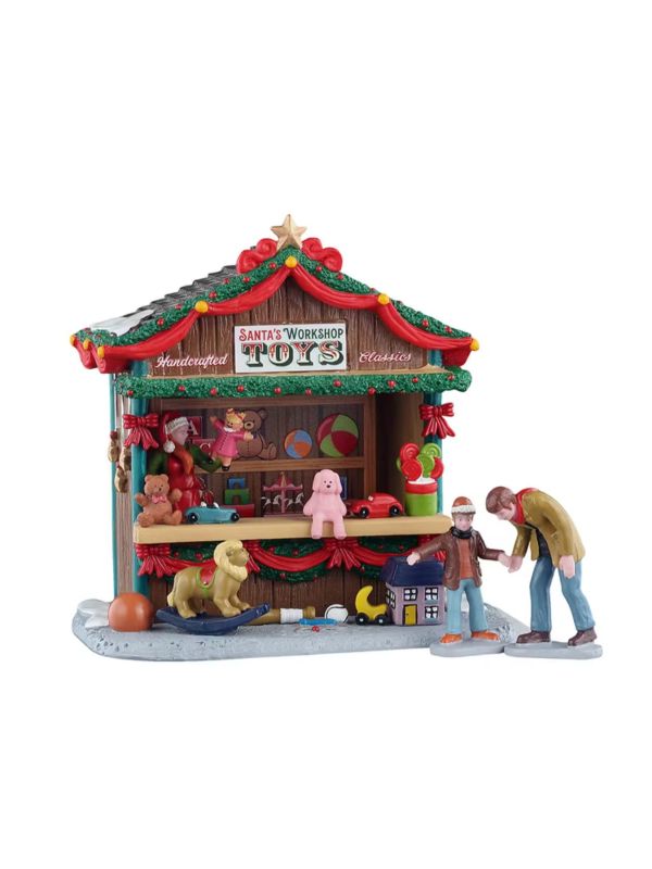 LEMAX 53737 - Kiosque jouets de l'atelier du Père Noël