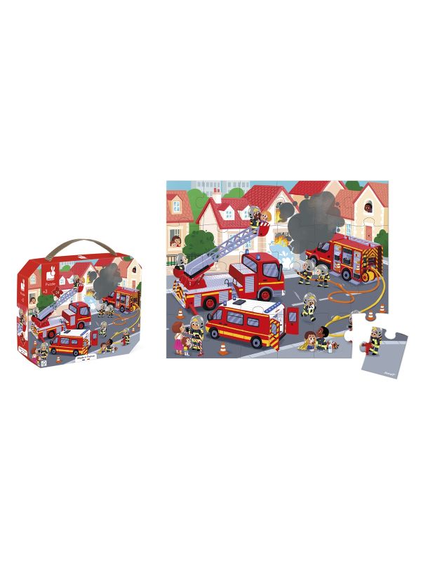 Puzzle pour enfant 24 pièces- les pompier