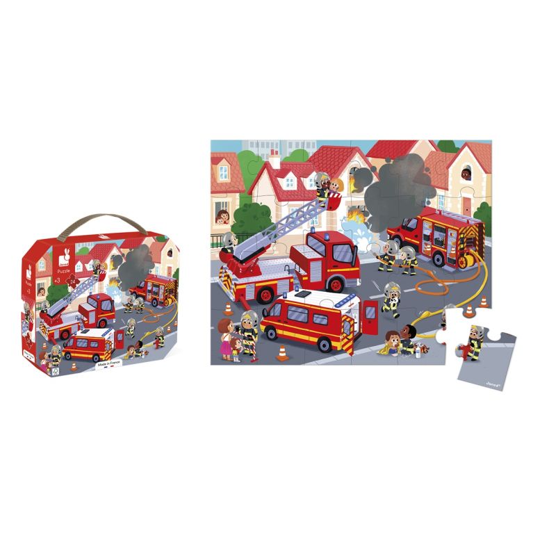 Puzzle pour enfant 24 pièces- les pompier