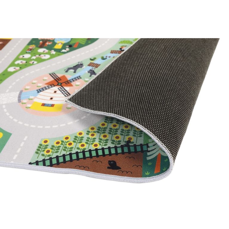 J05930 - Tapis avec des routes campagne J05930 - Tapis avec des routes campagne