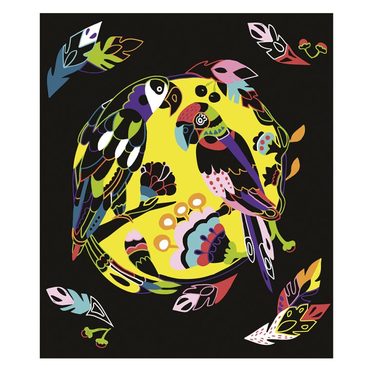 Carte à gratter animaux du monde Carte à gratter animaux du monde