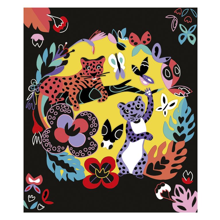Carte à gratter animaux du monde Carte à gratter animaux du monde