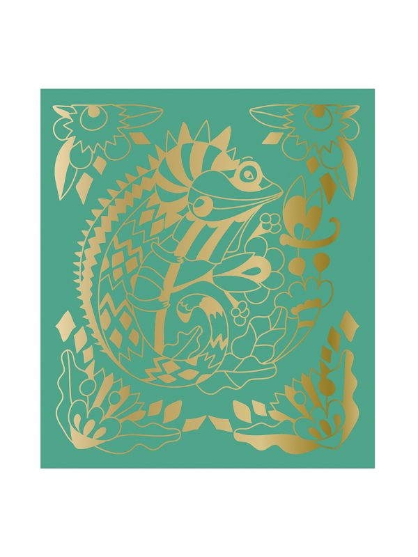 Carte à gratter animaux du monde