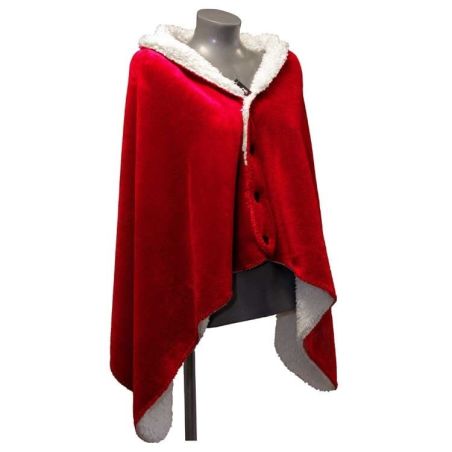 Cape en couverture velourpolaire