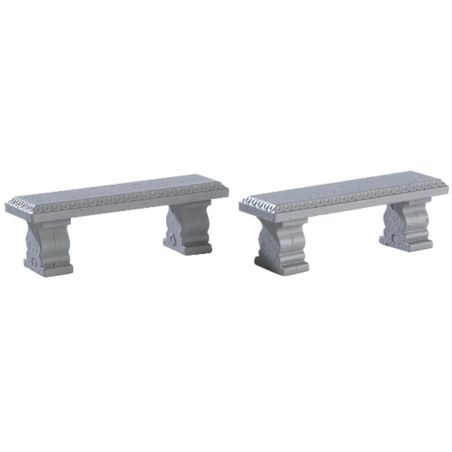Banc Plaza - lot de 2