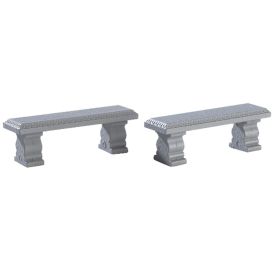 Banc Plaza - lot de 2