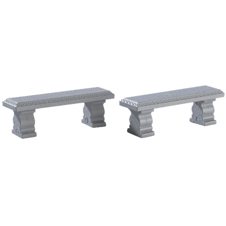 Banc Plaza - lot de 2