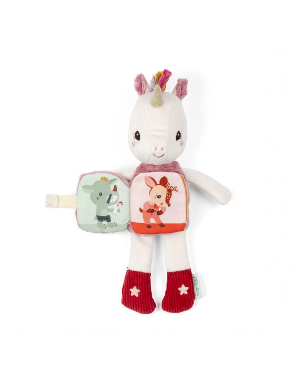 Peluche phophorescente à histoire "Léna" la petite licorne