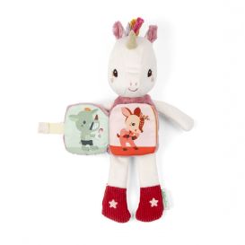 Peluche phophorescente à histoire "Léna" la petite licorne