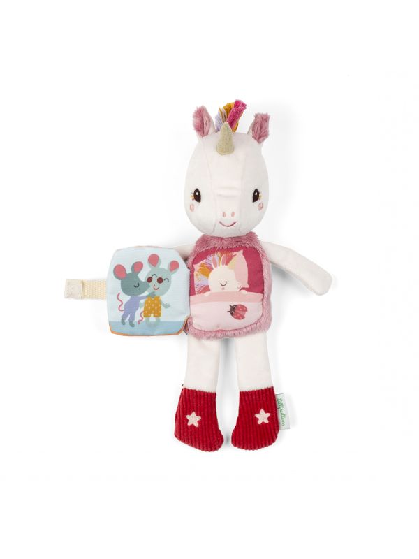 Peluche phophorescente à histoire "Léna" la petite licorne