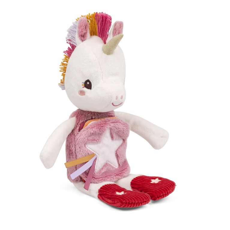 Peluche phophorescente à histoire "Léna" la petite licorne