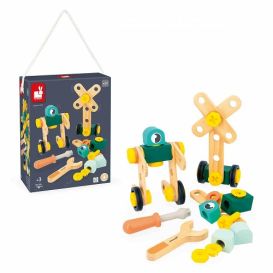 "Brico'kids" en bois baril 50 pièces