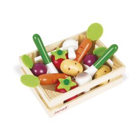 cagette de 12 légumes en bois