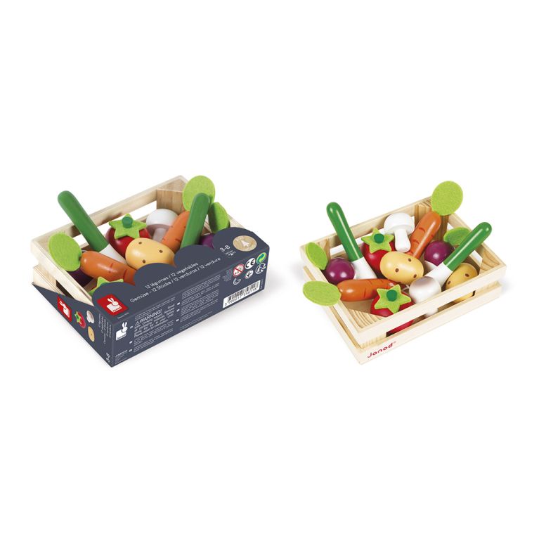 cagette de 12 légumes en bois cagette de 12 légumes en bois