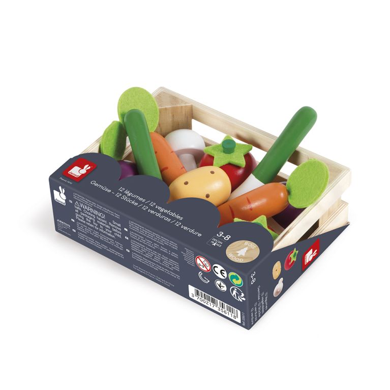 cagette de 12 légumes en bois cagette de 12 légumes en bois