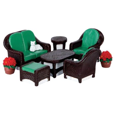 LEMAX 64077 - Meubles de jardin en osier