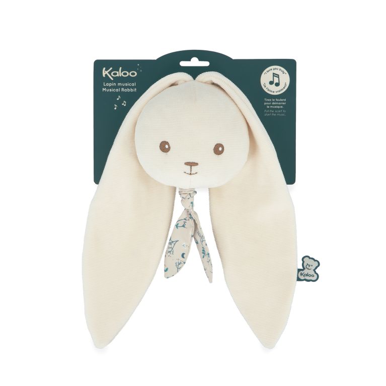 Lapin musical creme Lapin musical creme