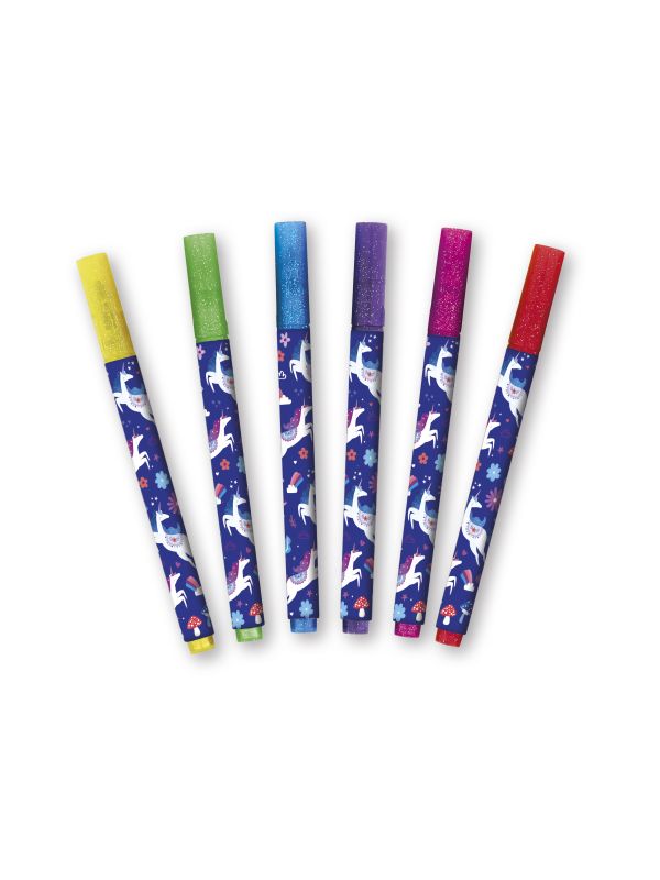 J08934 - Feutres pailletes licorne