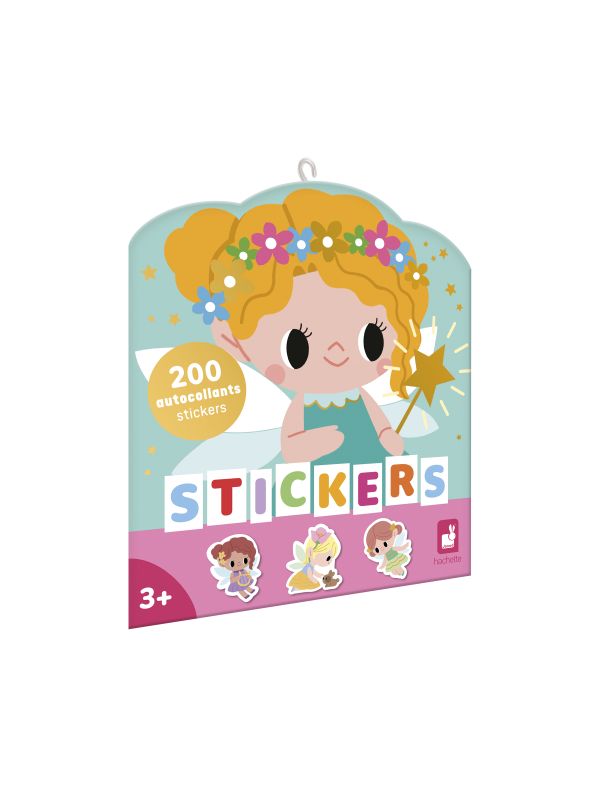 Pochette de sticker " princesse et fée"repositionnable 3 ans et +