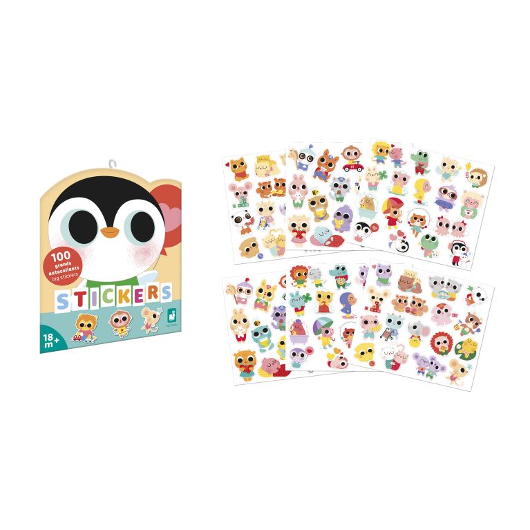Pochette de sticker animaux  Pochette de sticker animaux