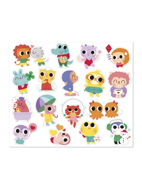 Pochette de sticker animaux 