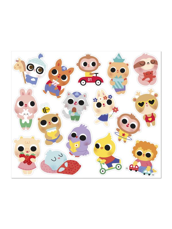 Pochette de sticker animaux 