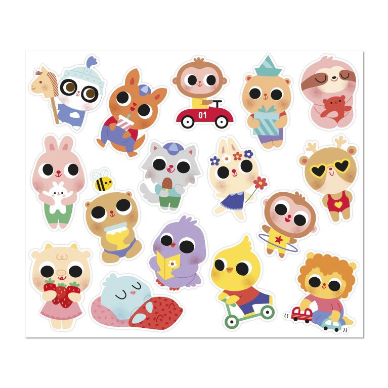 Pochette de sticker animaux  Pochette de sticker animaux