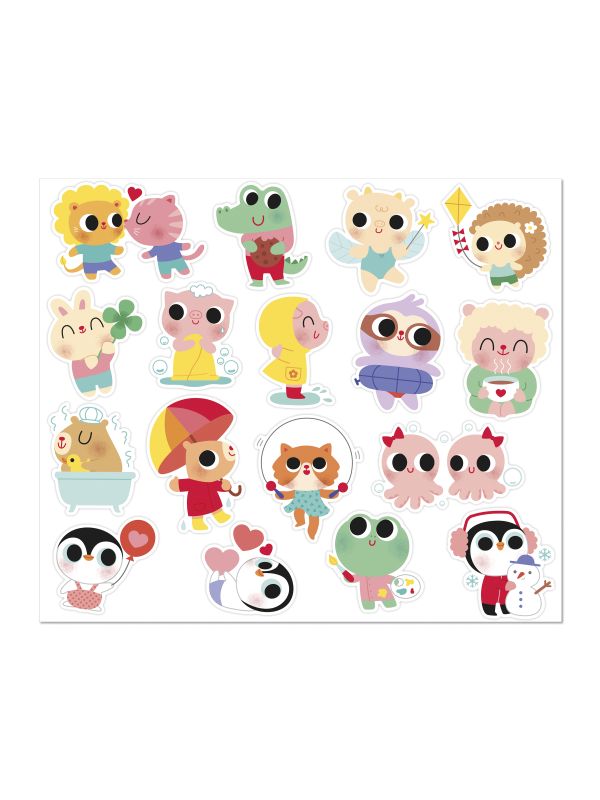 Pochette de sticker animaux 