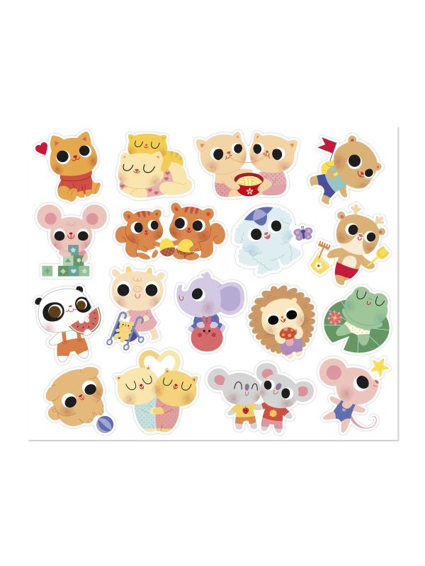 Pochette de sticker animaux 