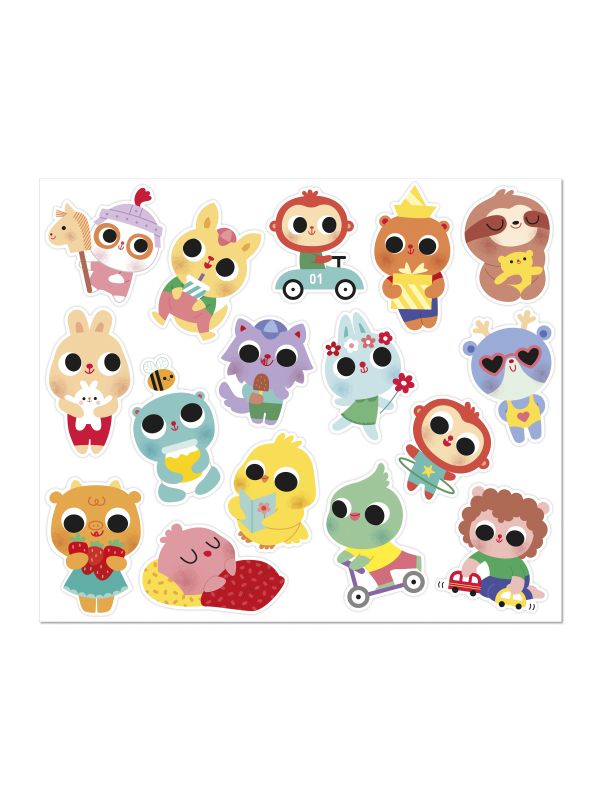 Pochette de sticker animaux 