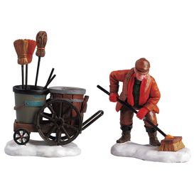 LEMAX 52093 – Figurine balayeur de rue
