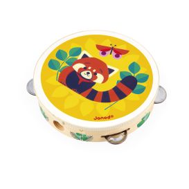 Tambourin en bois "GIOIA"