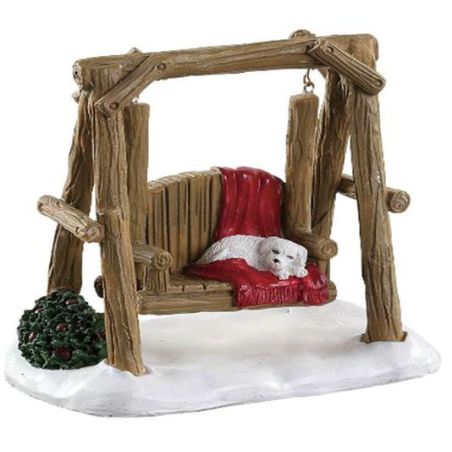Balançoire rustique en bois