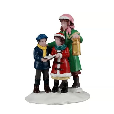 Figurine chants de Noël en famille