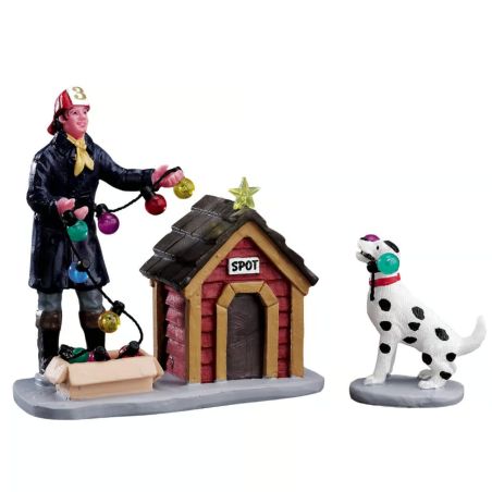 Figurine Spot le chien donne un coup de pattes