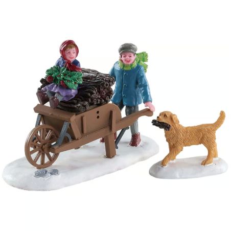 Figurine ramassons du petit bois