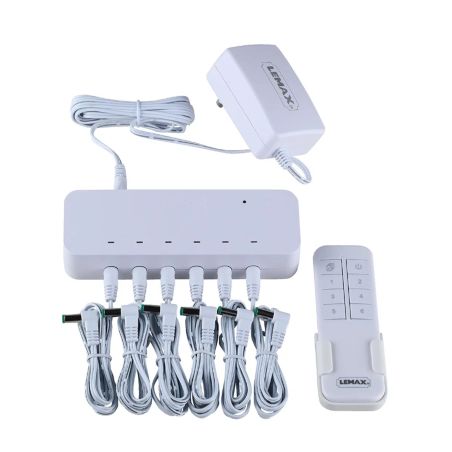 Boitier de 6 prises télécommandé