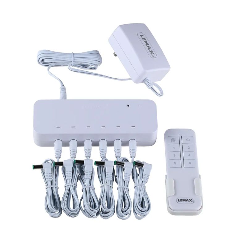 Boitier de 6 prises télécommandé