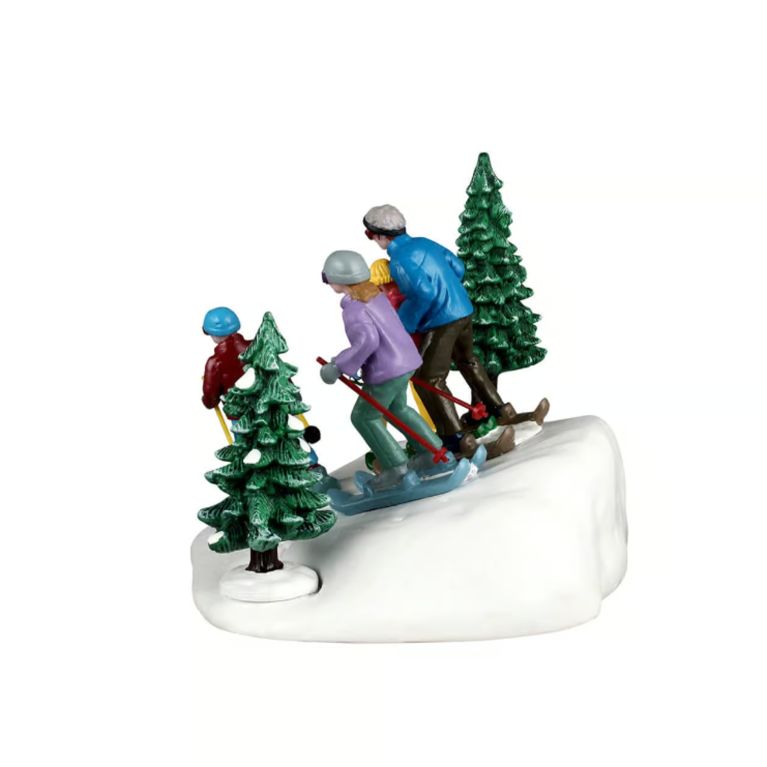 Journée de ski en famille
